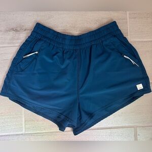 Vuori Deep Blue Women's Athletic Shorts